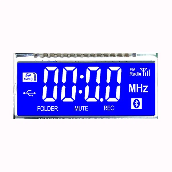 LCD-displaymodul med 4 cifre