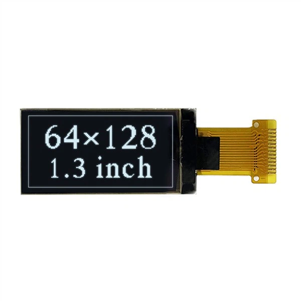 1,3 tommer OLED hvid LCD-skærmmodul